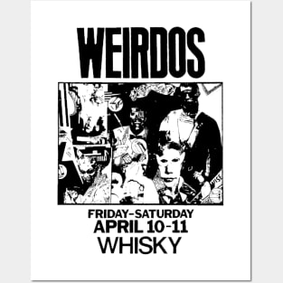 Weirdos Punk Flyer Posters and Art